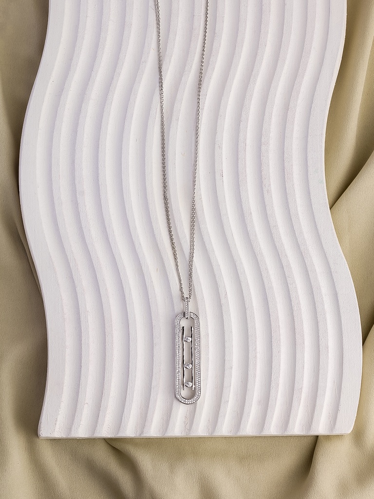Long k necklace