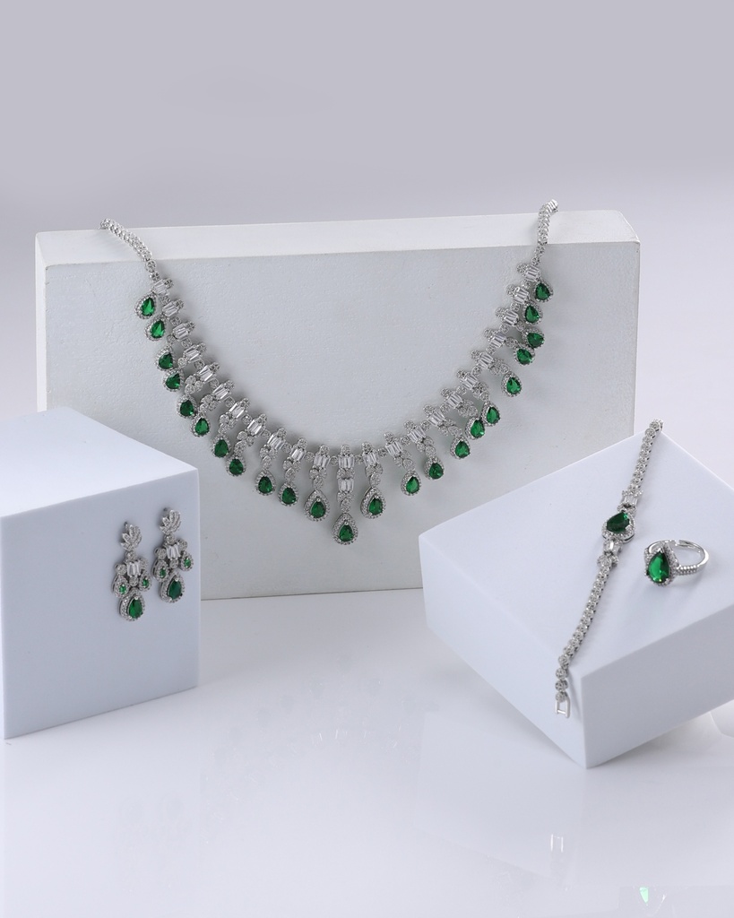 High quality zircon set for brides