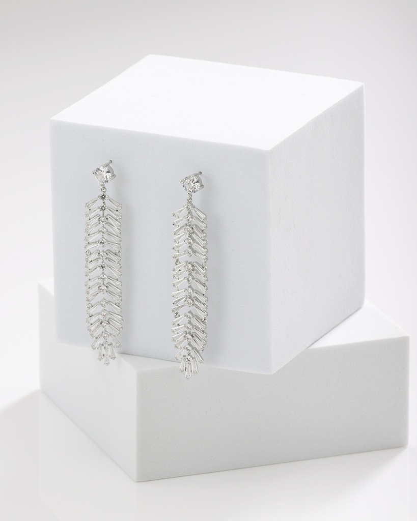 Thick bridal safa earrings