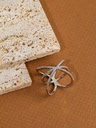 Universal shape silver 925 ring.