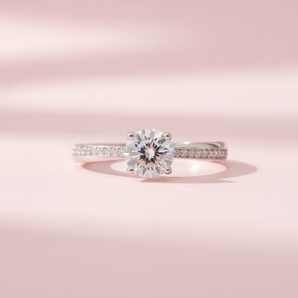 [SR0147-6]  one stone silver 925 ring (6)