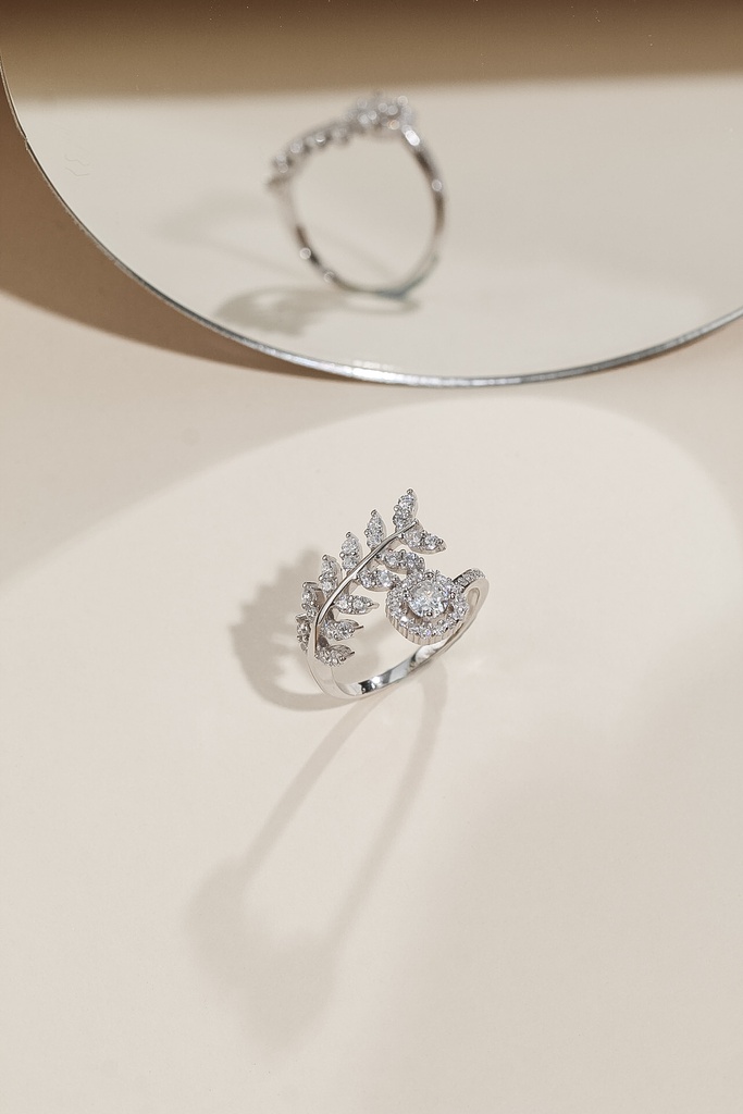 Safa square silver 925 ring 