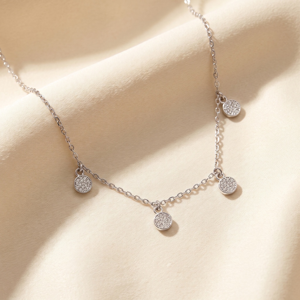 Small rounds silver 925 choker  