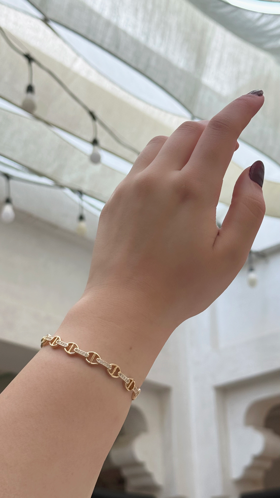 D lock new design bangle (gold)