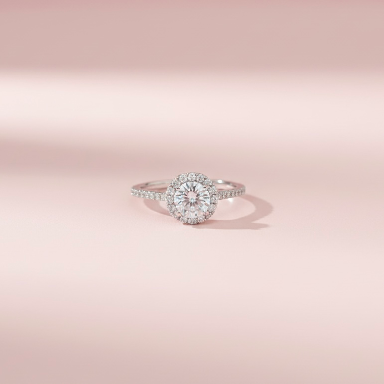 [ALR- 038-6] Round silver925 ring  (6)