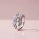 Multi drops adjustable silver925 ring 