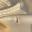 3rounds silver925 necklace 