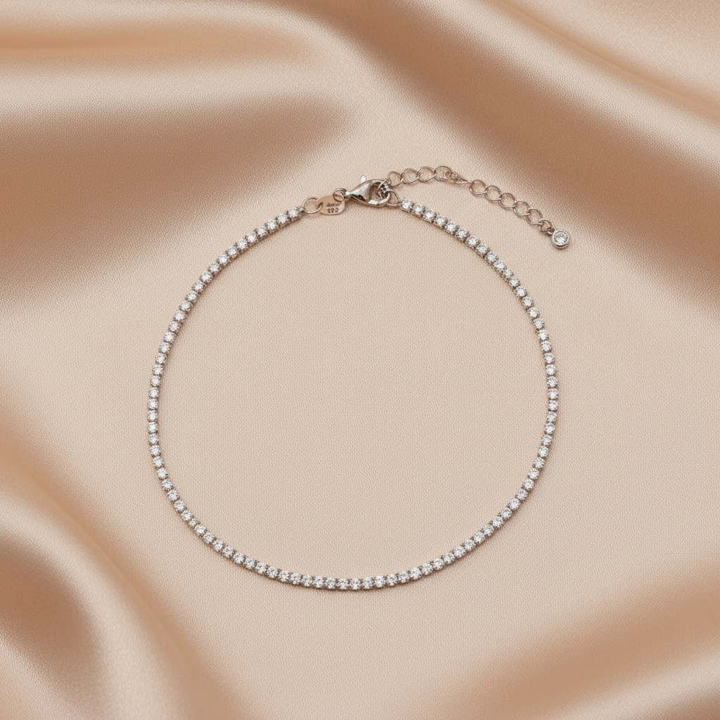 2mm tennis silver925 bracelet 