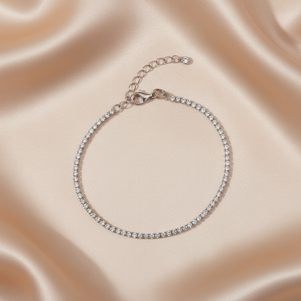 2mm tennis silver925 bracelet 