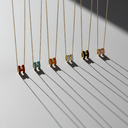 H shape elegant necklace 