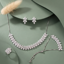 adjustable smooth safa zircon set