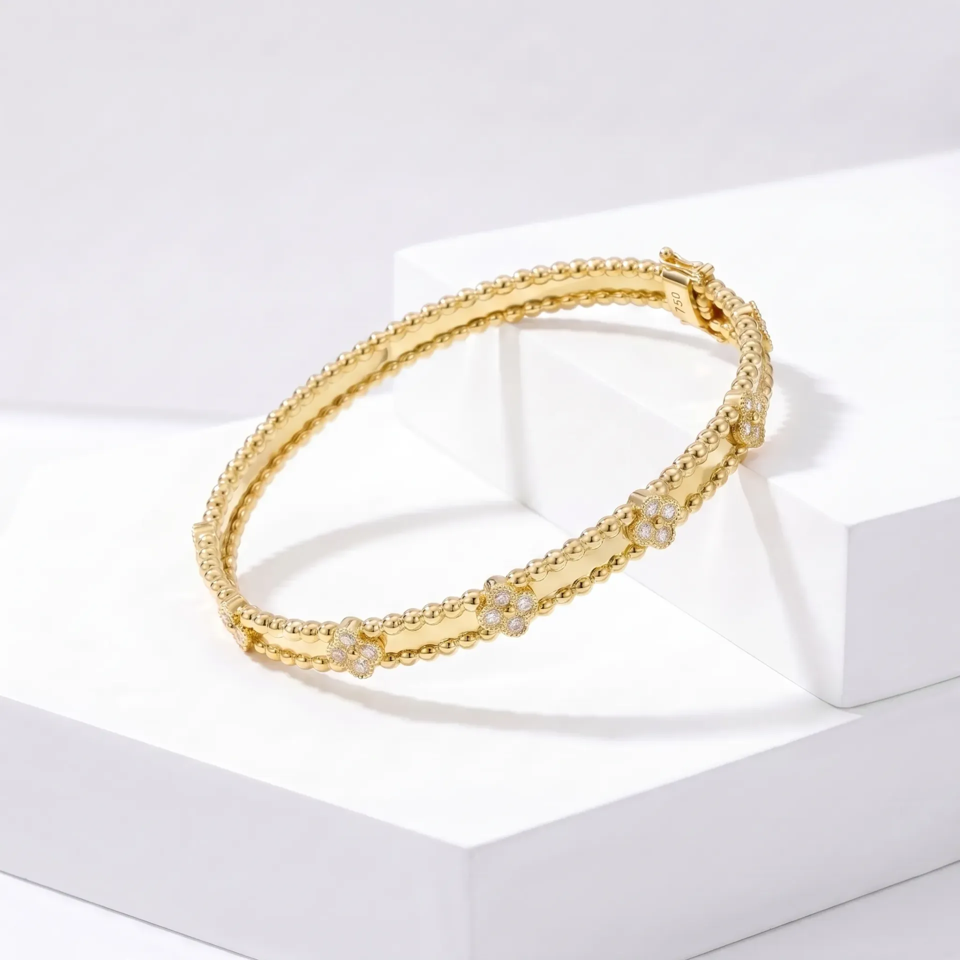 Slim flower bangle  (17)