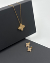 Full stone ro necklace set 