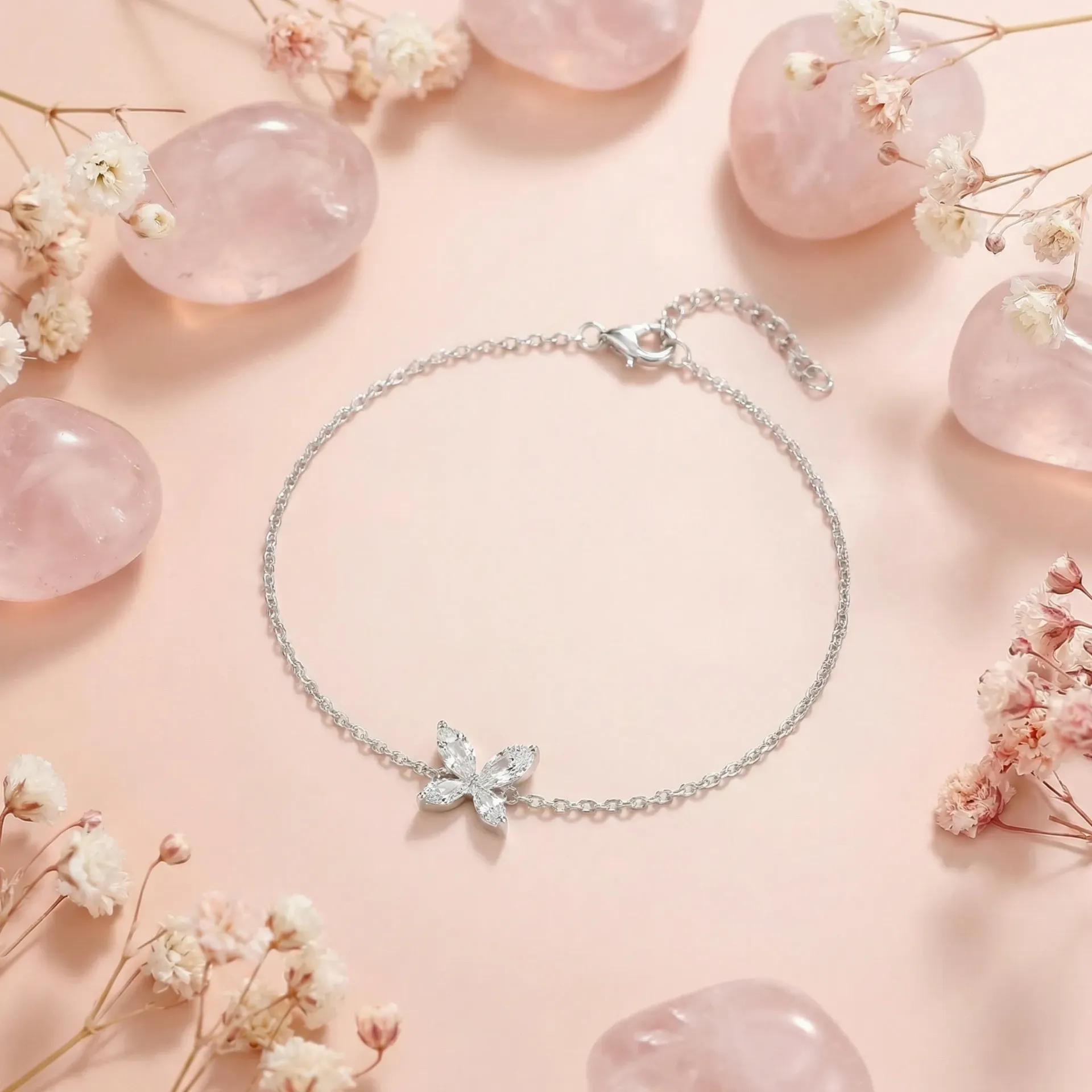 cute flower silver925 bracelete