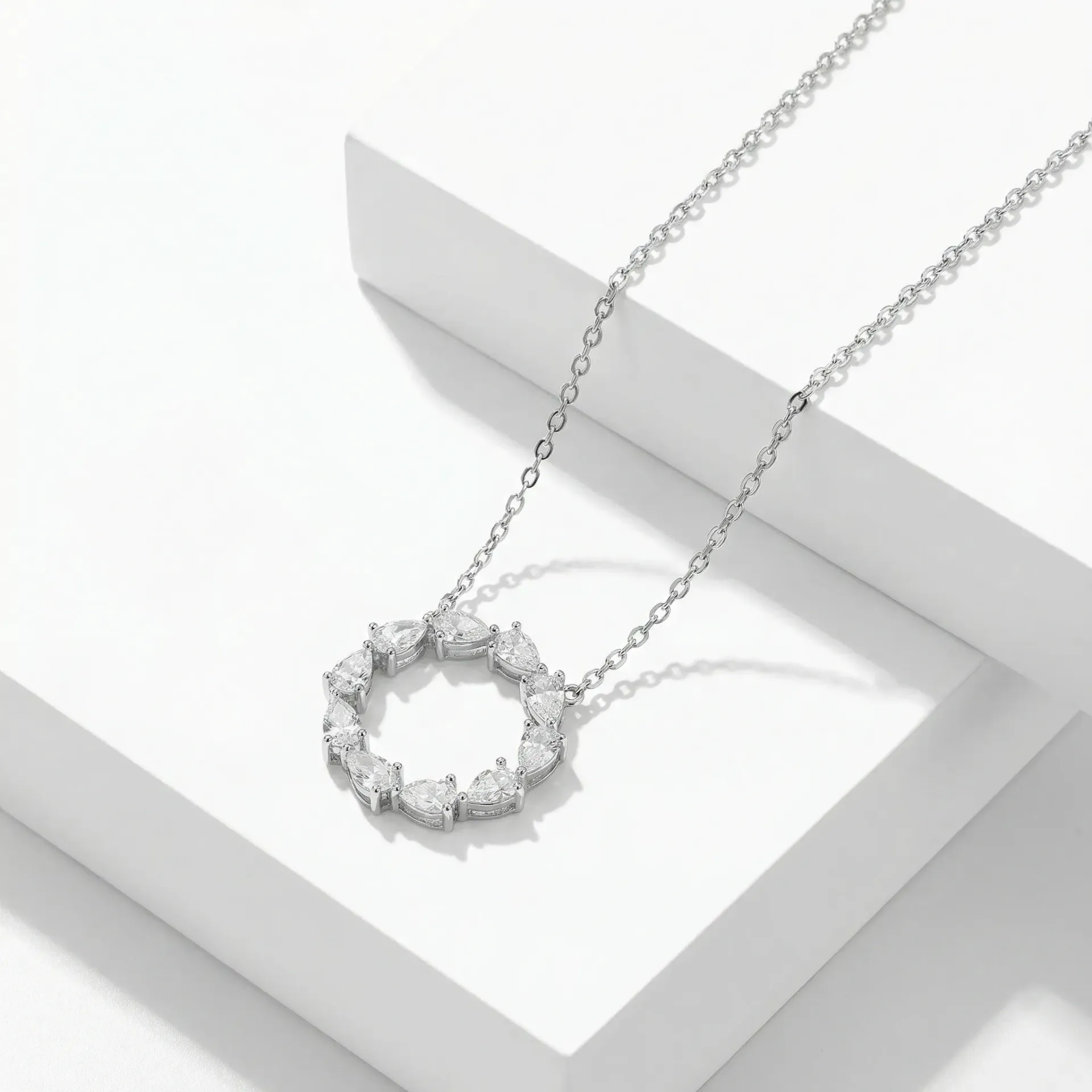 [03NL1S2401926-N] open circle silver925 necklace