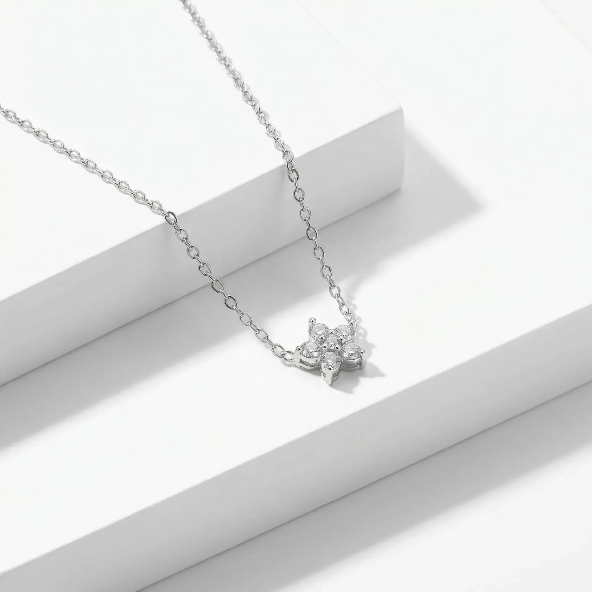 [03NL1S1007970-N] small flower silver925 necklace