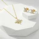 SMALL SHINY STAR NECKLACE SET