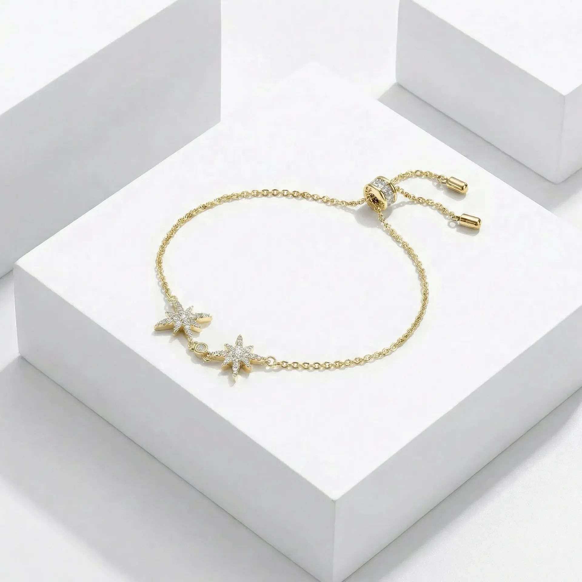 2SHINY STAR BRACELET (gold)