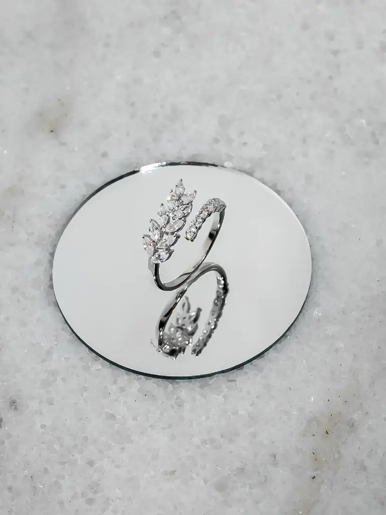 [01RG1S019023-6] Safa with line adjustable silver925 ring  (6)