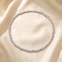 multi drops zircon choker