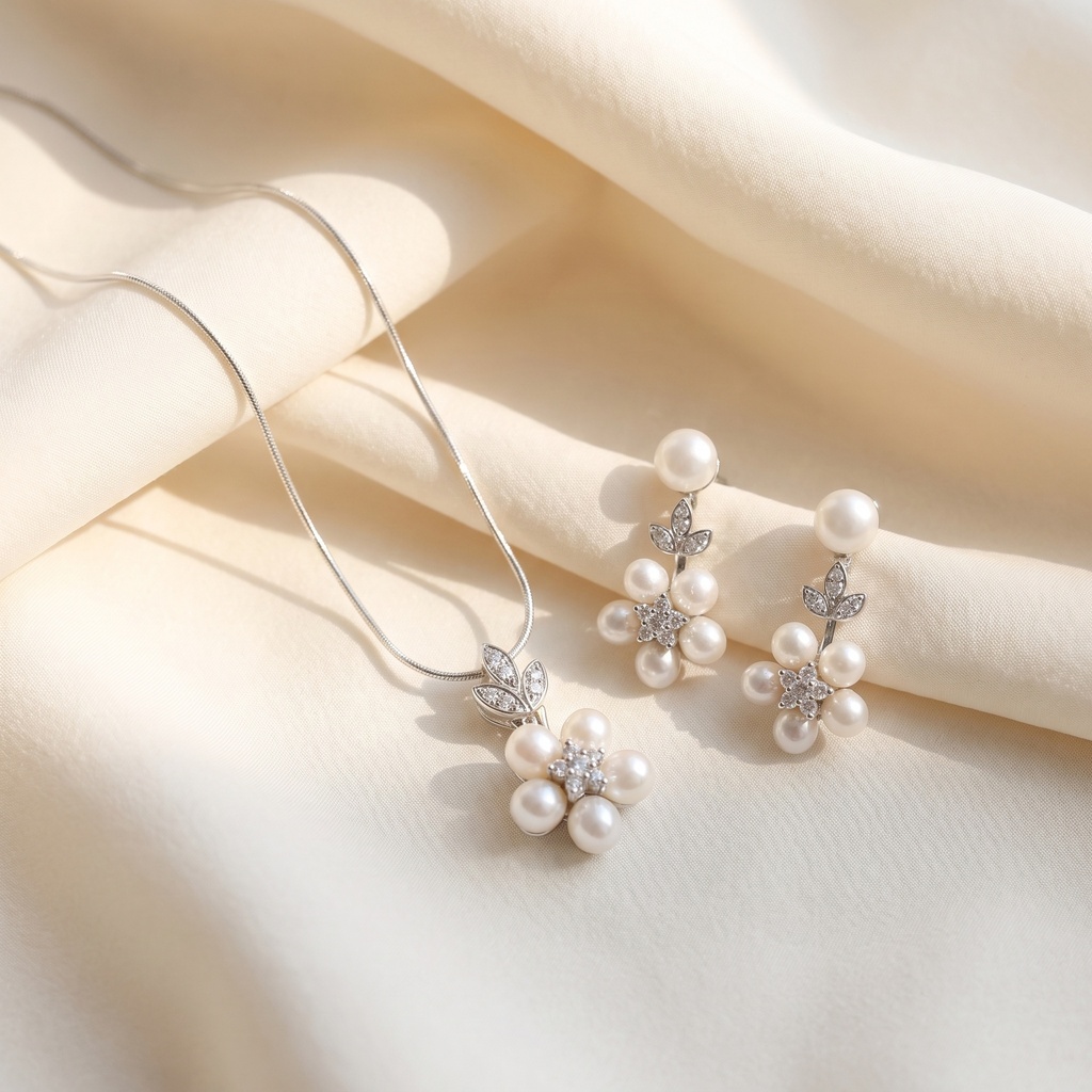 flower lulu necklace set