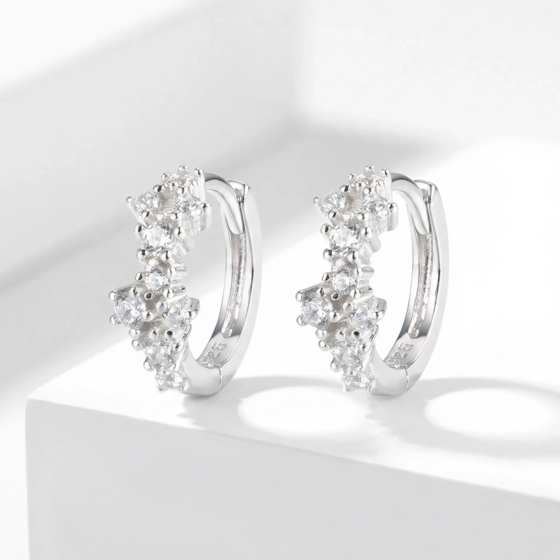 [D8098] new hoop silver925 earring