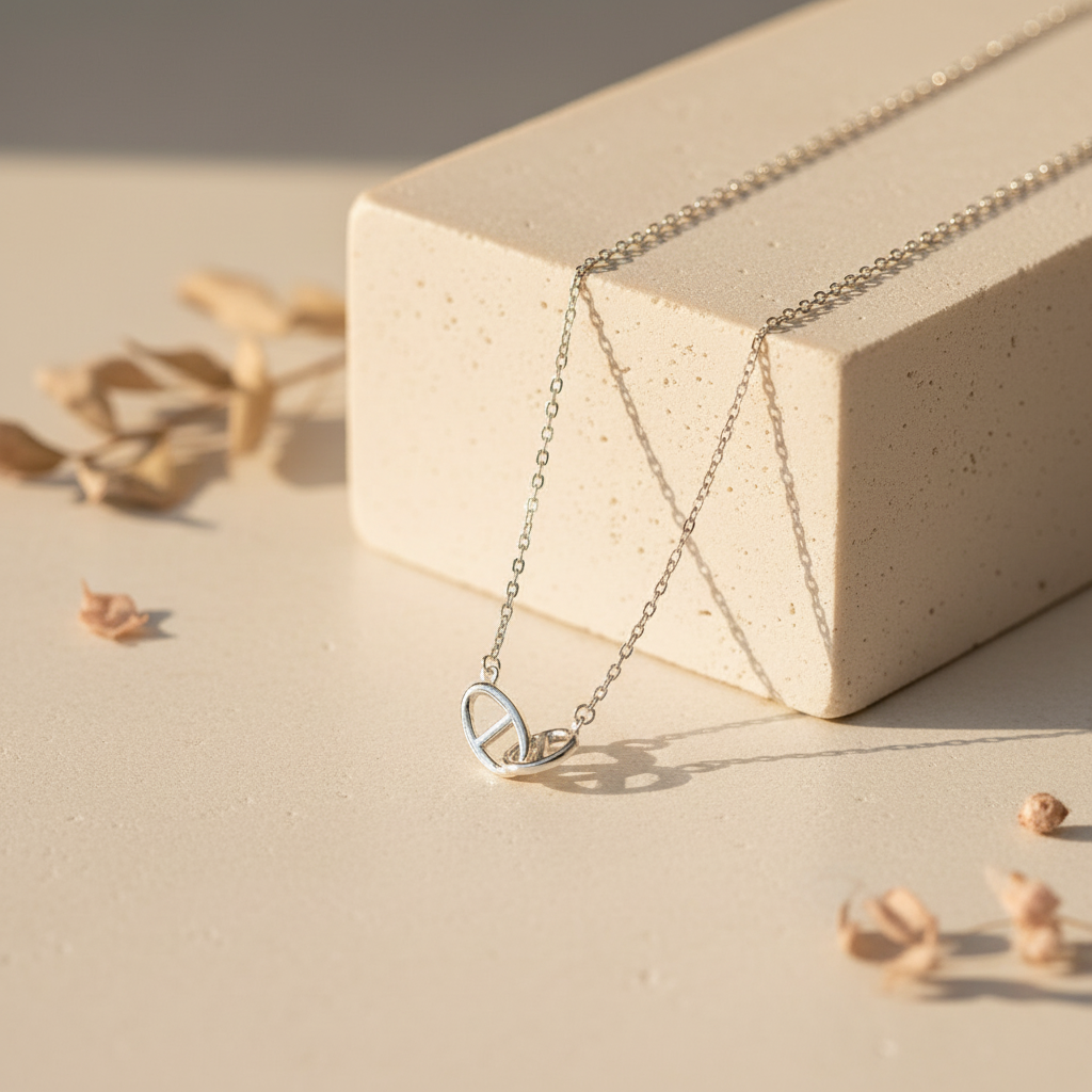 2Dlock silver925 necklace