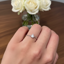 small drop adjustable silver925 ring  