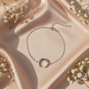 Crescent moon silver925 bracelet 
