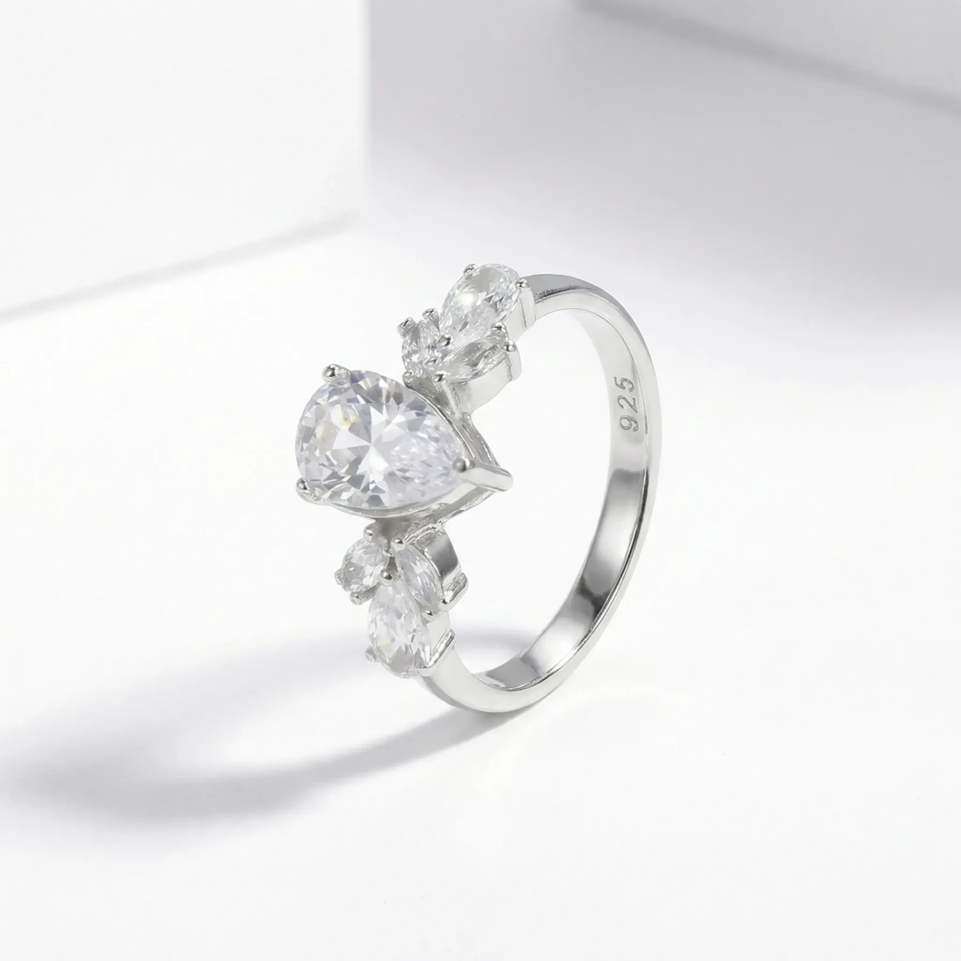 multi big drops silver925 ring