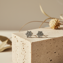 cute snow silver925 earrings