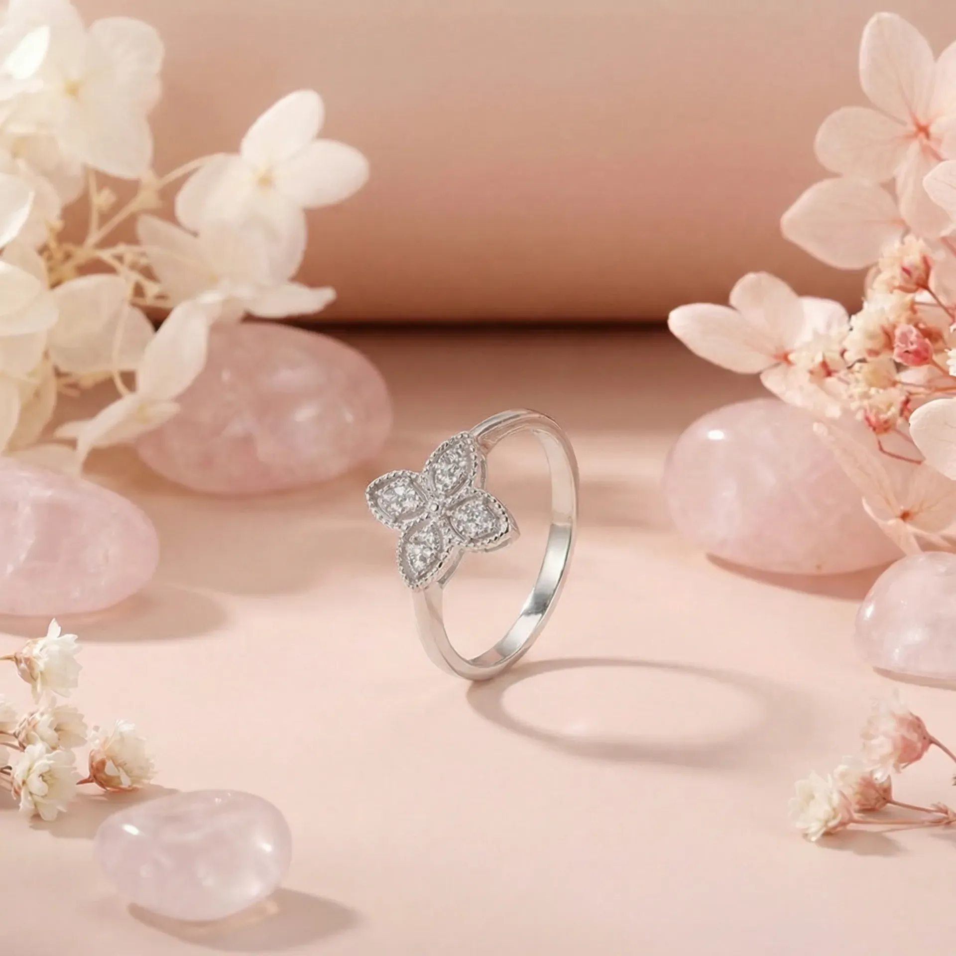 ro stone silver925 ring