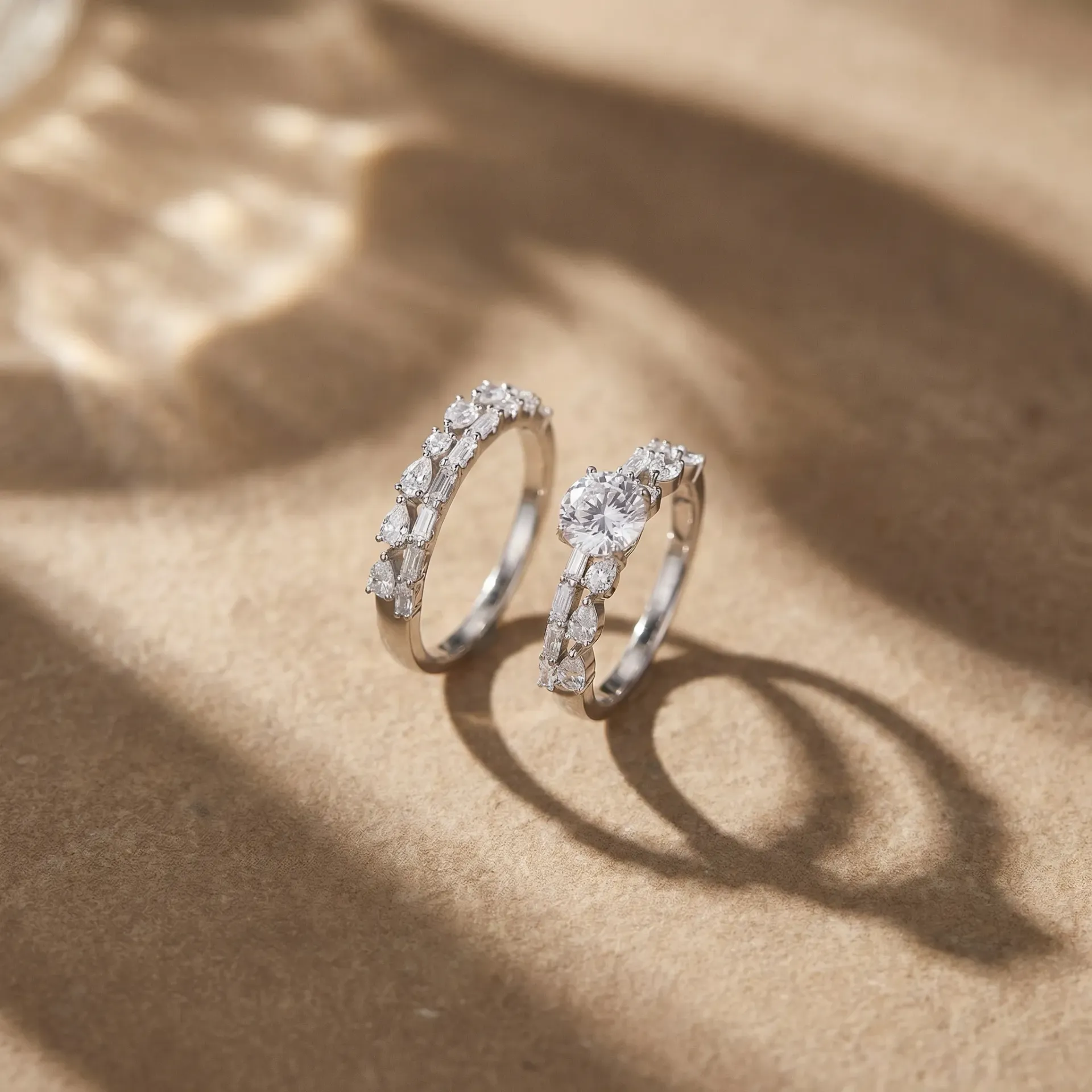 خط السقوط فضة 925 توأم (٦)