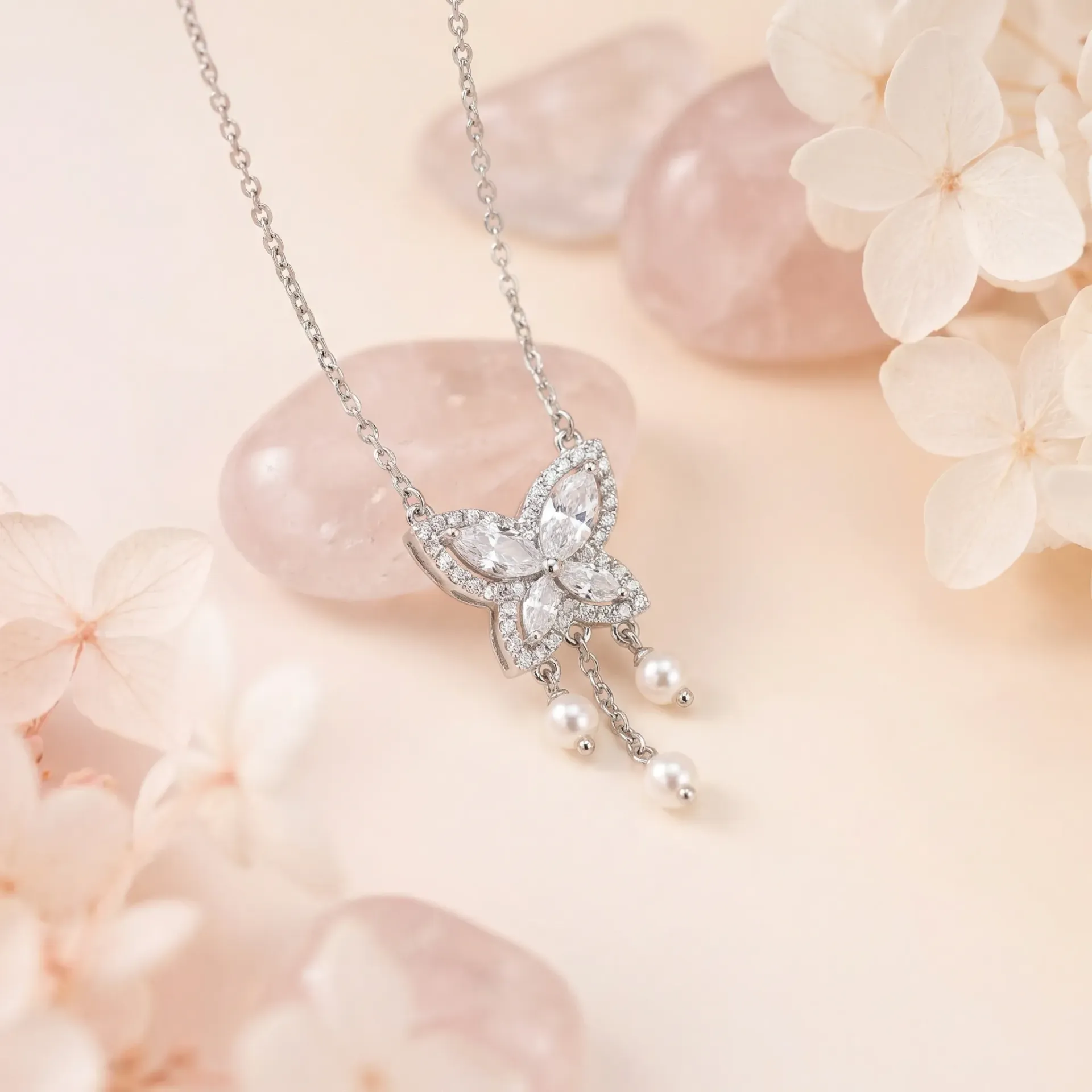 butterfly lulu silver925 necklace