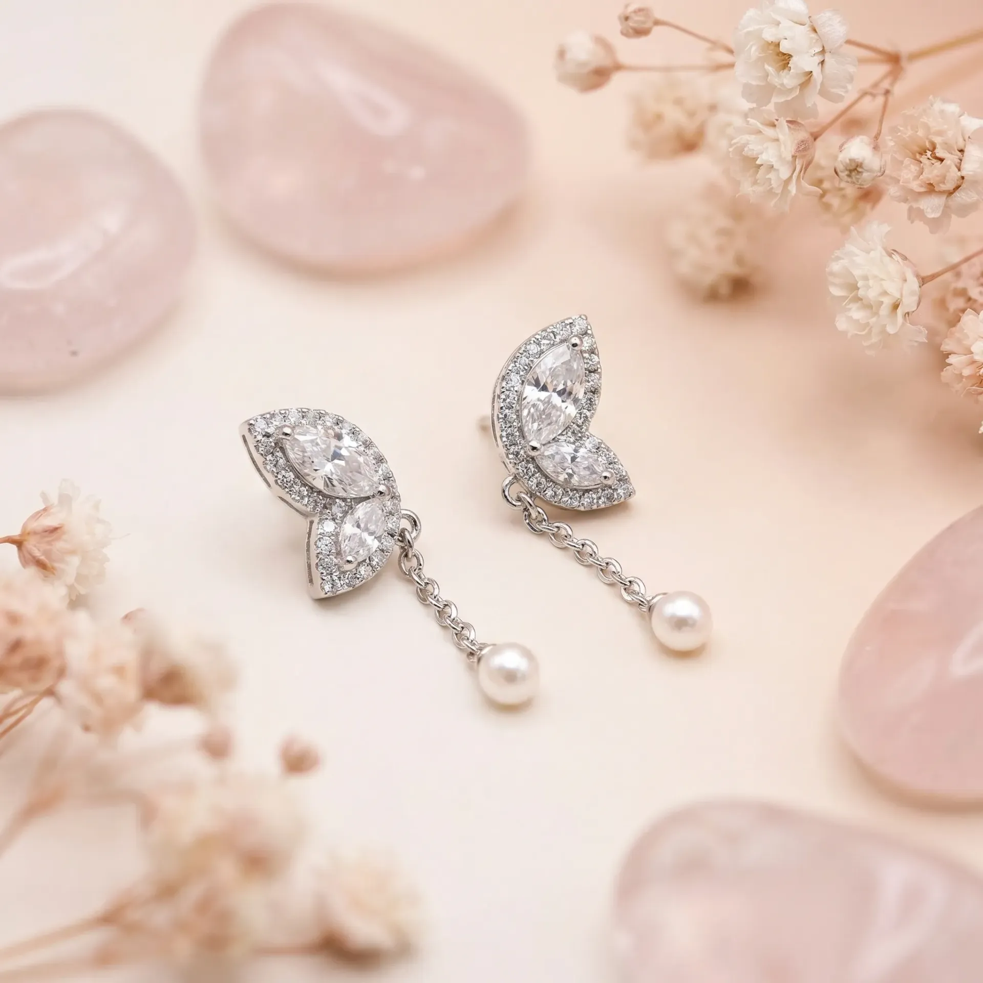 butterfly lulu silver925 earrings