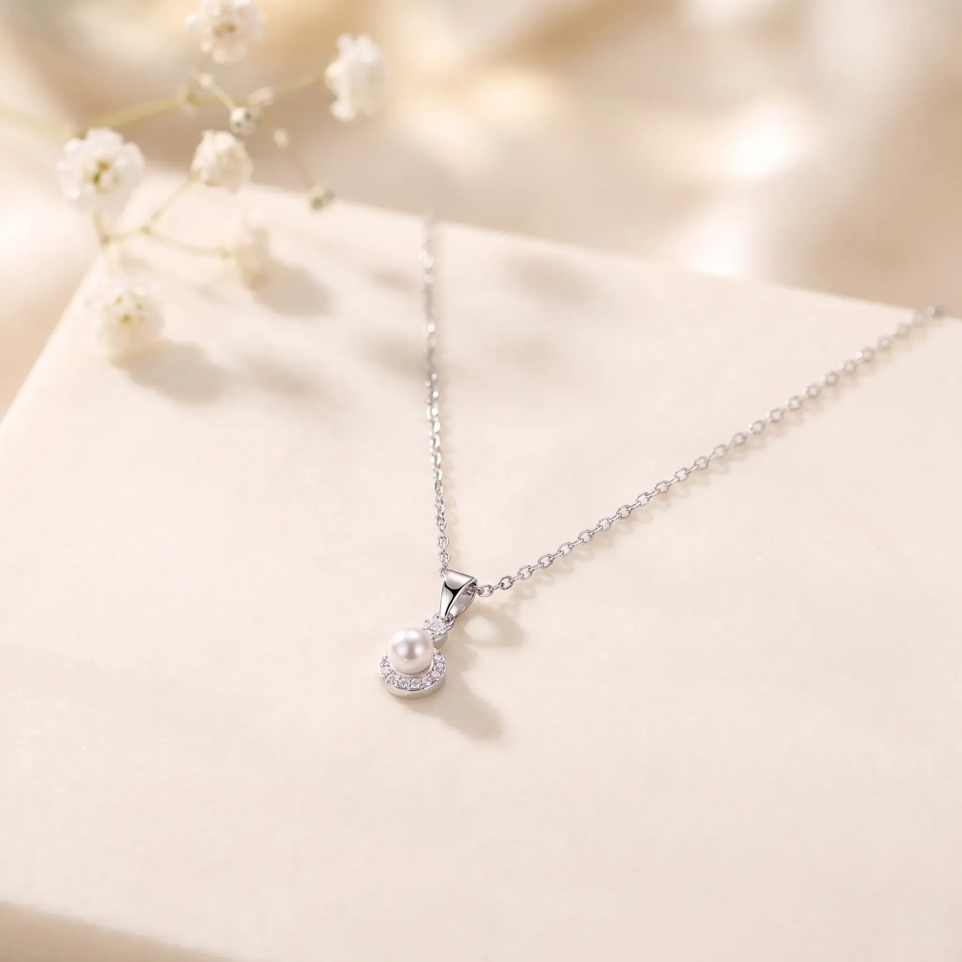 simple lulu silver925 necklace