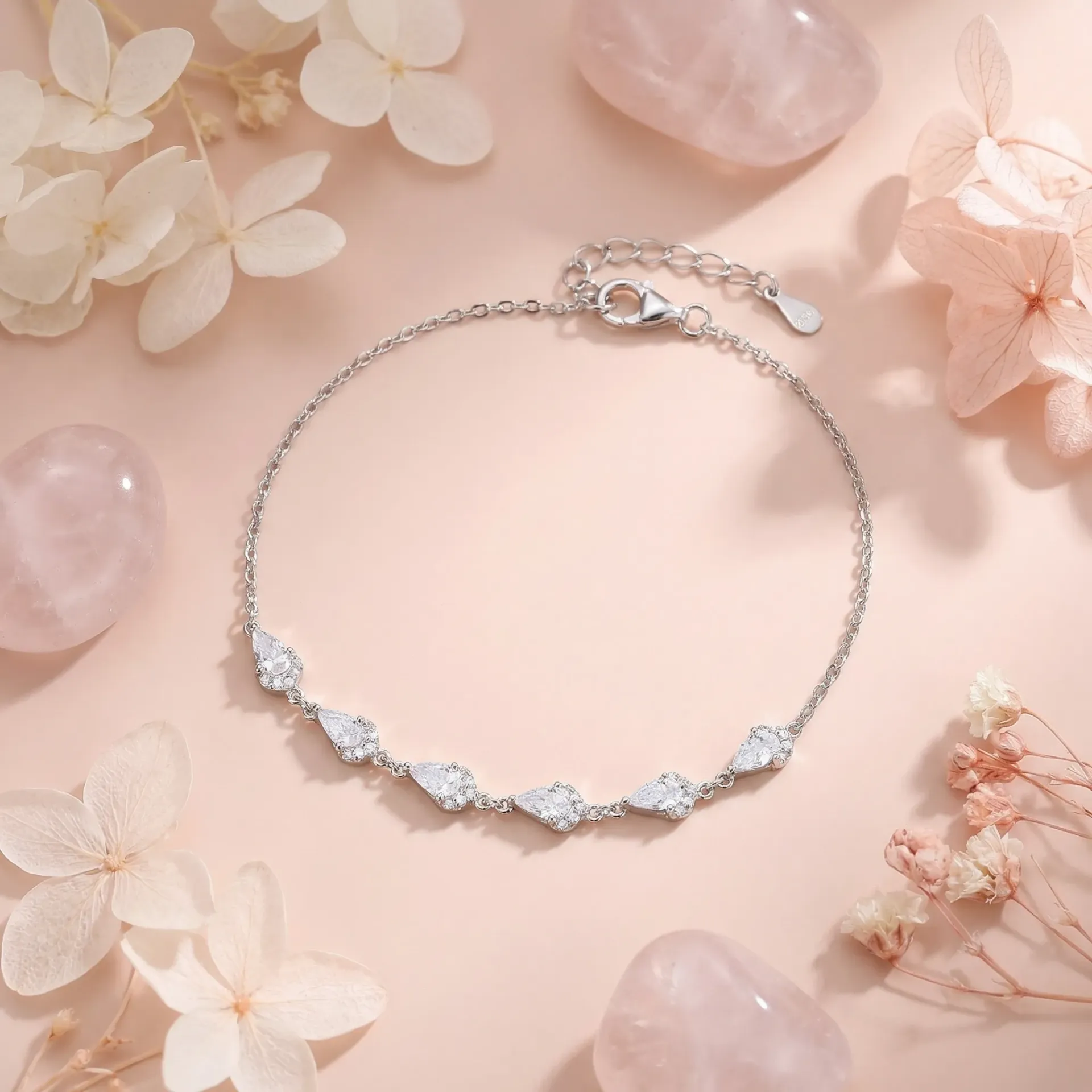 6 drops silver925 bracelet