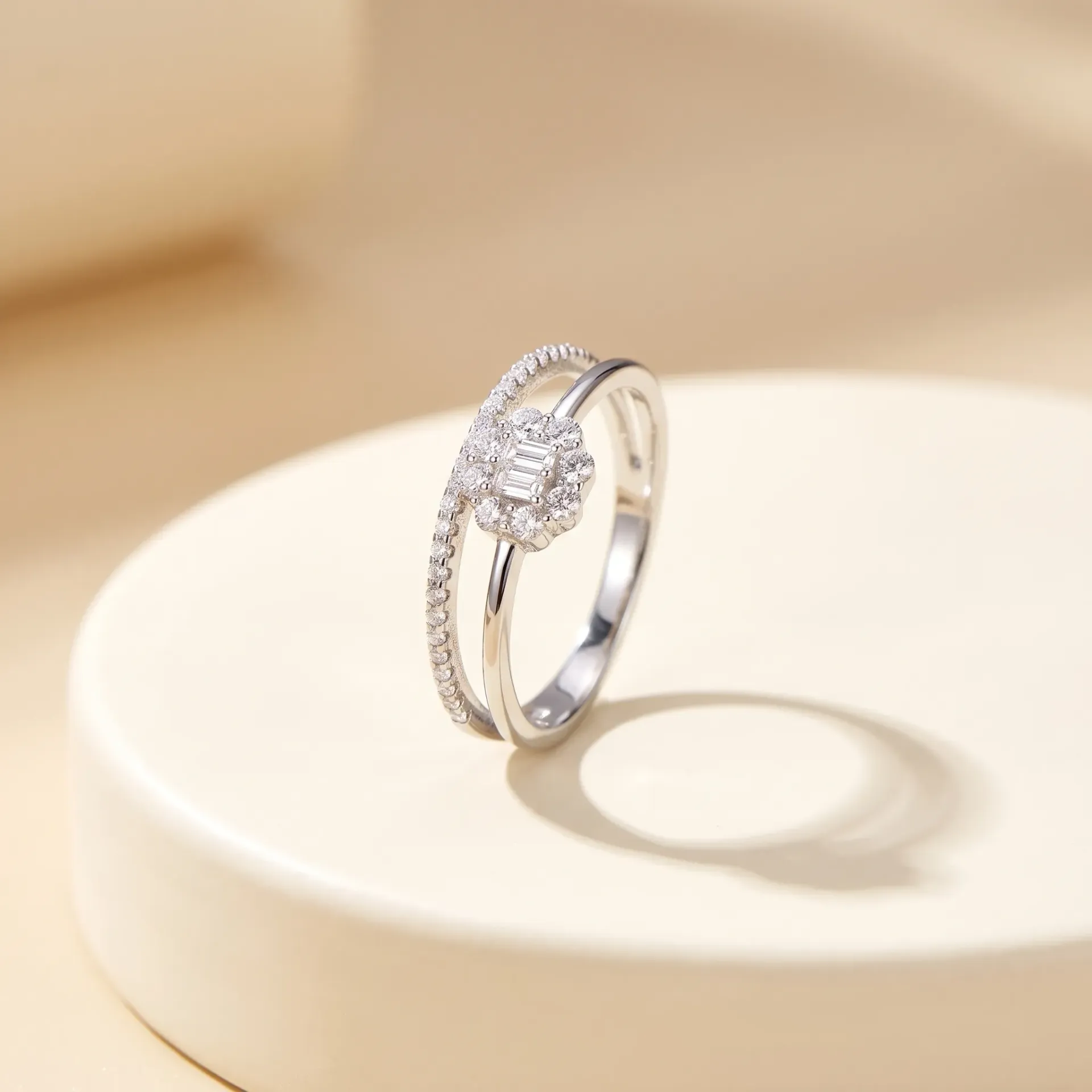 flower semi twins silver925 ring (6)