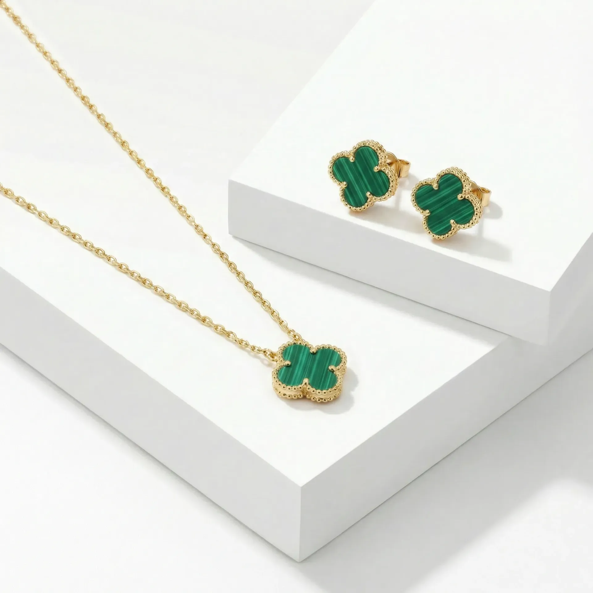 colored flower necklace set