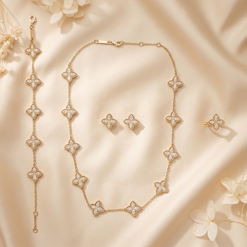 Elegant new ro choker full set (gold)