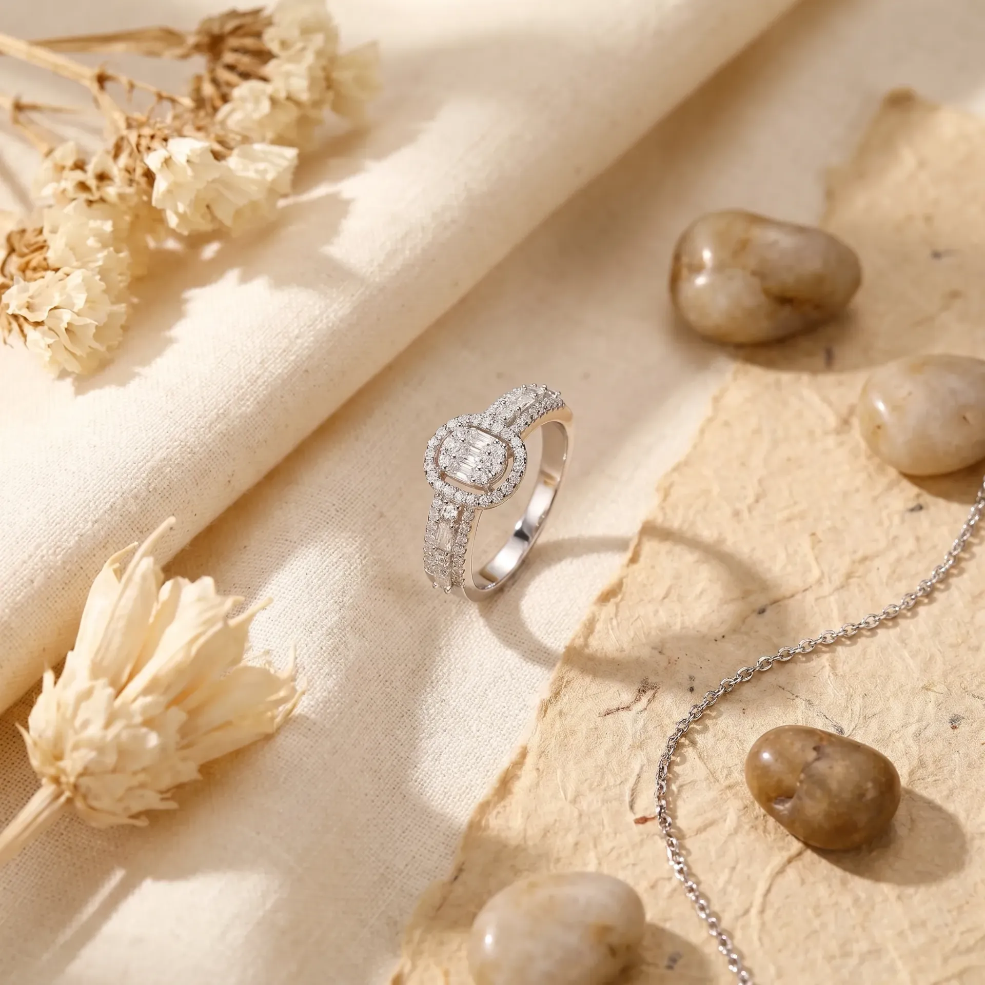 Open oval silver925 ring