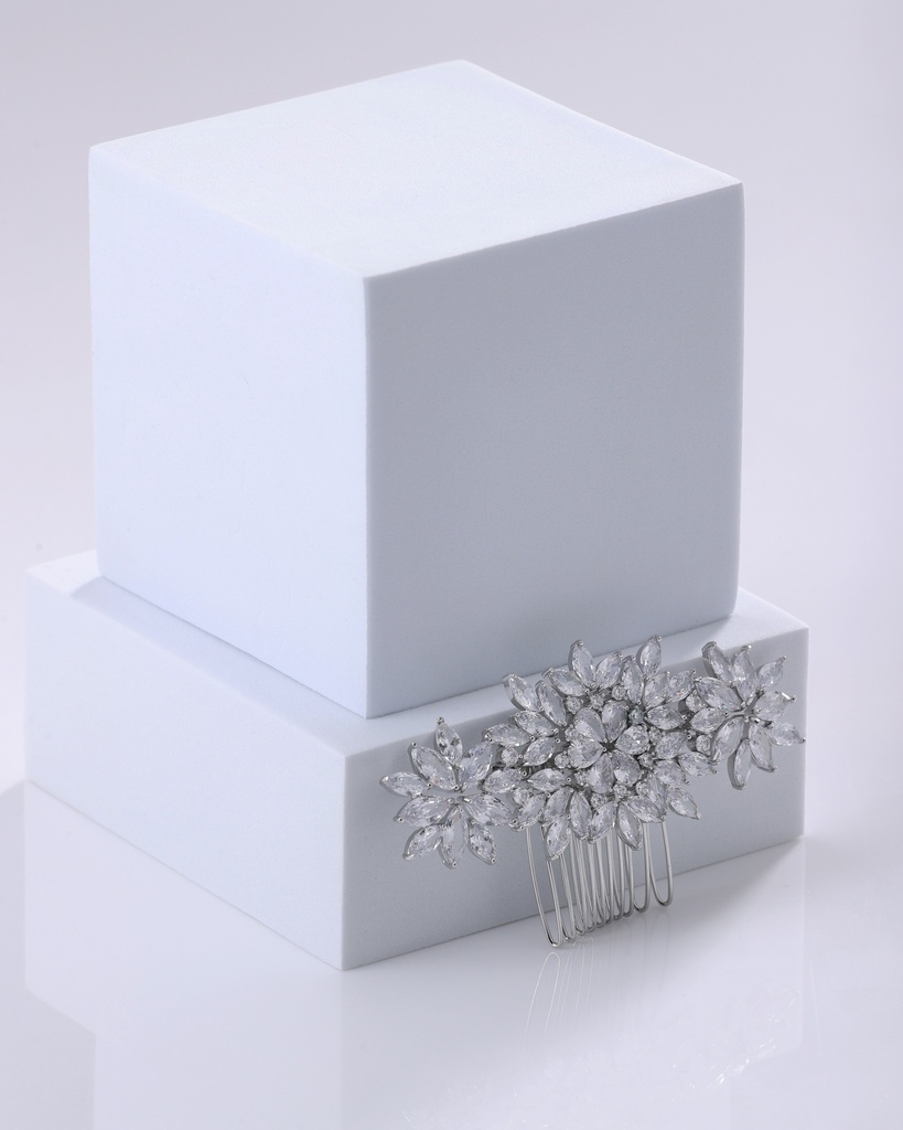 flower zircon headpiece 