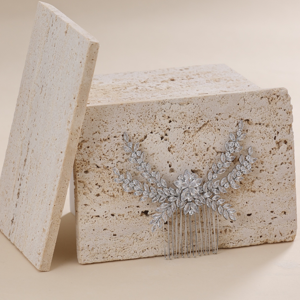 [F190503107] تاج زيركون بست أوراق