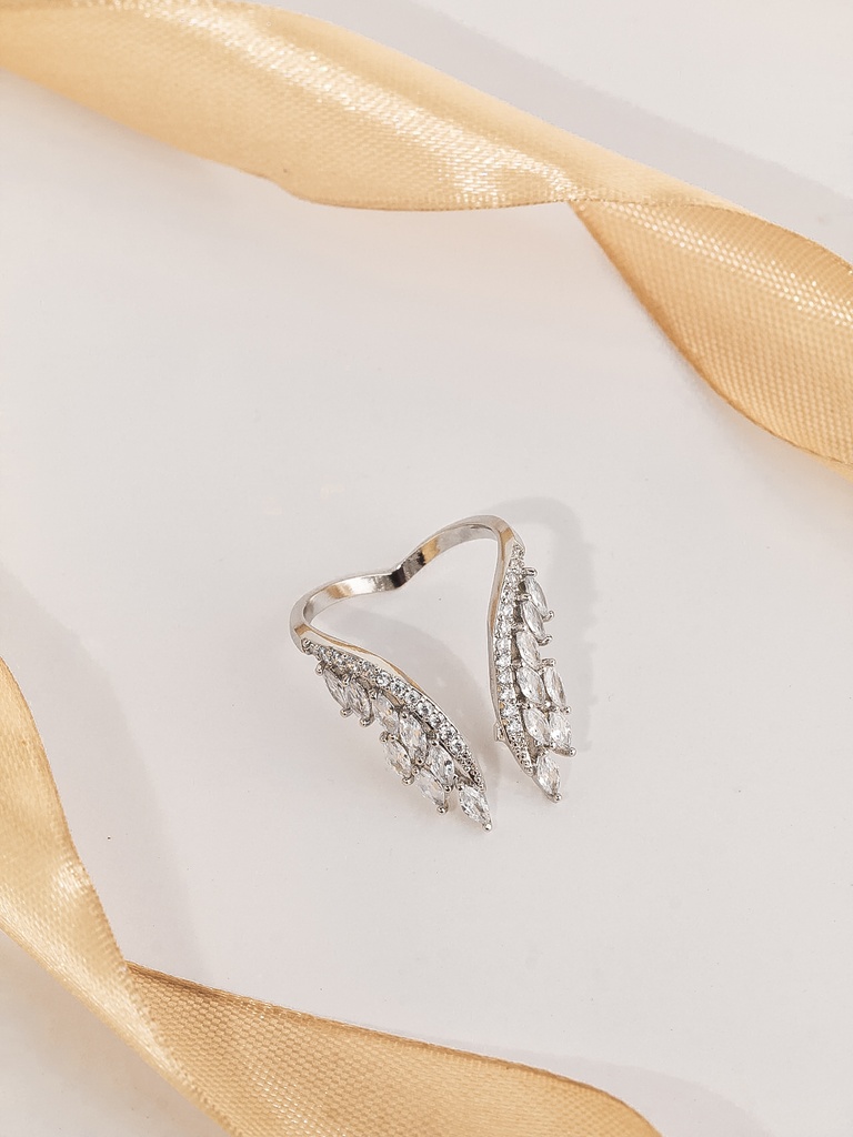 wing zircon adjustable ring