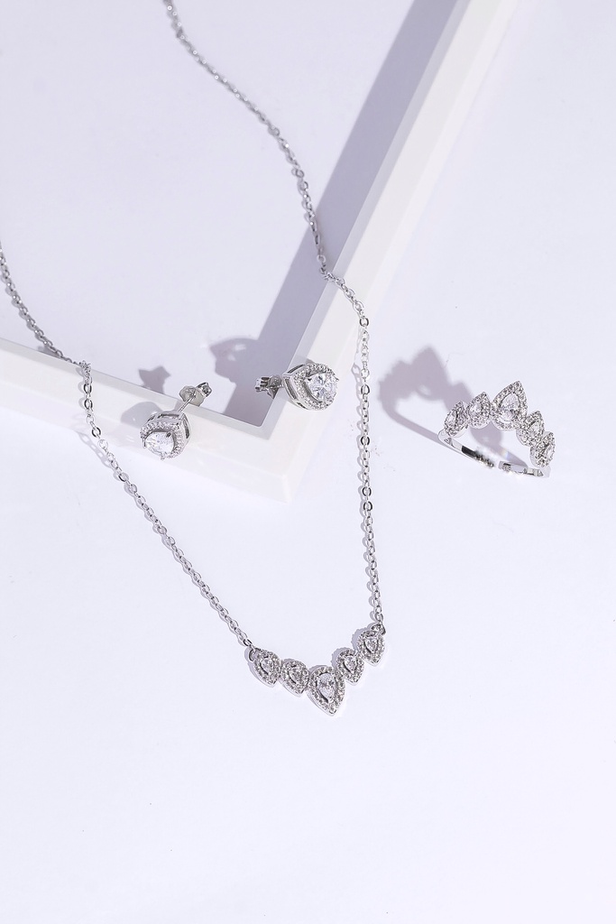 Smooth drops necklace Set 