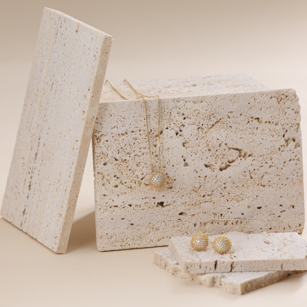 Round thorns necklace set