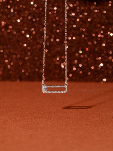 1 dot k silver 925 necklace  