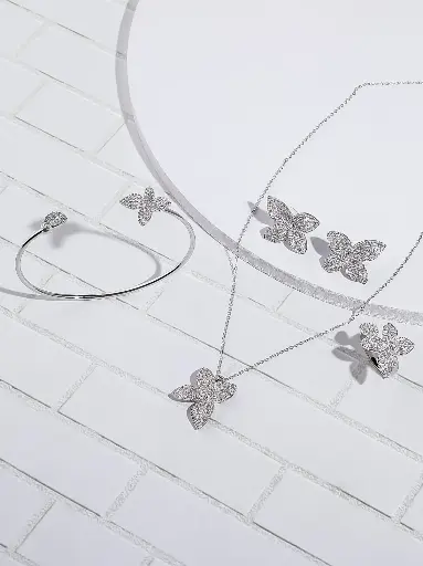 [CNY5235] Elegant Big flower full set