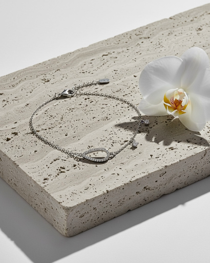 Open eye silver935 anklet