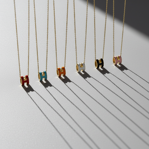 H shape elegant necklace 